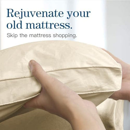 COONP Queen Mattress Topper, Extra Thick Pillow Top Mattress Pad Cover