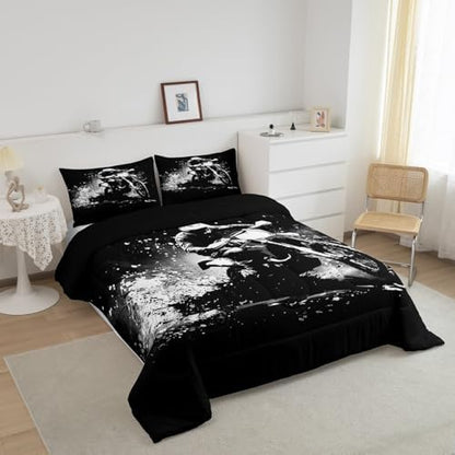 Feelyou Dirt Bike Comforter Set Full Size Extreme Sports Bedding Set