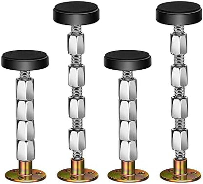 Krisler Adjustable Headboard stoppers for Wall, 27-138mm, 4Pc