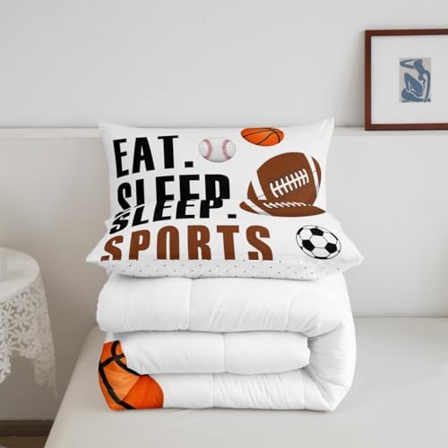 Feelyou Sports Comforter Set Full Size for Kids Boys Girls