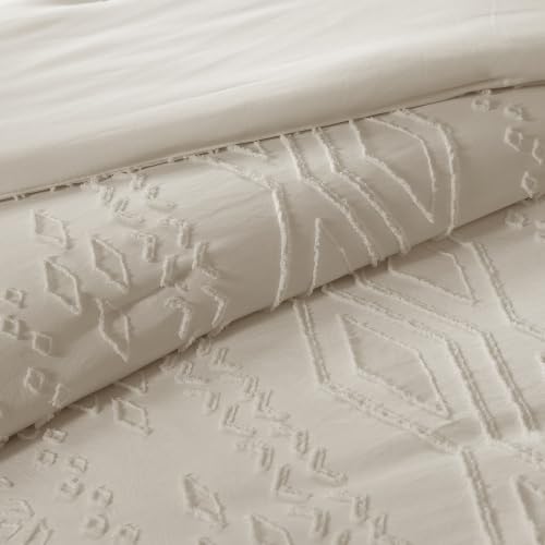 King Size Comforter Set- 7 Pieces Tufted Bed in a Bag King Bedding Sets