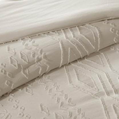 King Size Comforter Set- 7 Pieces Tufted Bed in a Bag King Bedding Sets