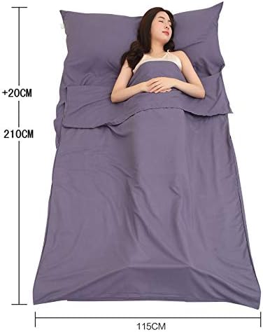 JITTY Sleeping Bag Liner 83"x45" for Travel Camping Hiking Home Hotel