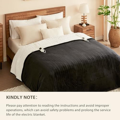 Homemate Heated Electric Blanket Full Size 72"x84" Heating Blanket