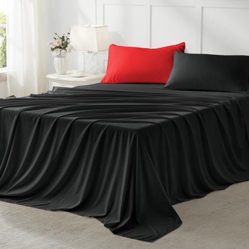 Anluoer Full Size Comforter Sets 7 Pieces, Bed in a Bag Full Bedding Sets