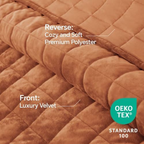 BEDELITE Velvet Quilt Set Queen Size, Luxury Velvet Comforter Bedding
