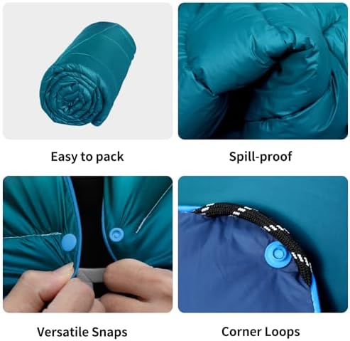 Camping Blanket Puffy Camp Blanket Mini Outdoor Blanket
