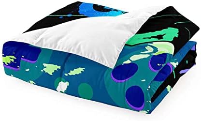 Game Comforter Set Video Gaming Bedding Sets Gamer Room Decor Queen Size Colorful Black Gamepad Soft Game Bedding Set for Boys Teen 1 Comforter and 2 Pillowcases