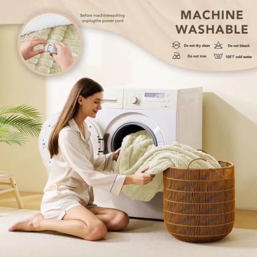 Homemate Heated Electric Blanket Full Size 72"x84" Heating Blanket