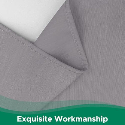 Wrap Around Bed Skirt Dorm Twin & Twin XL 9 Inch Drop-Elastic Dust Ruffle