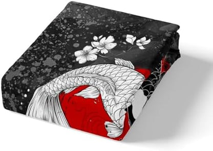 Feelyou Koi Fish Duvet Cover Full Size