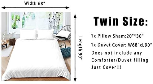 Feelyou Japanese Wave Duvet Cover Twin Size Boys Girls