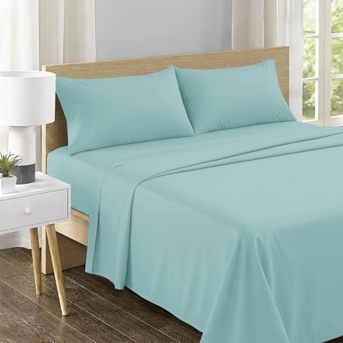 Feather & Stitch 100% Cotton Sateen 500 TC Twin Size Bed Sheet Set