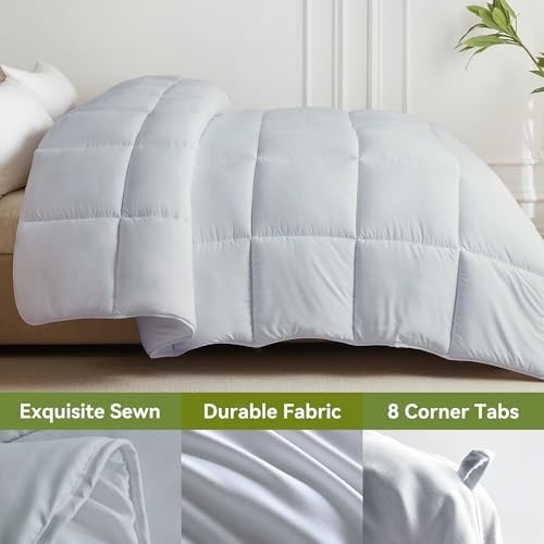 L LOVSOUL King Comforter Down Alternative Duvet Insert, 106x90IN