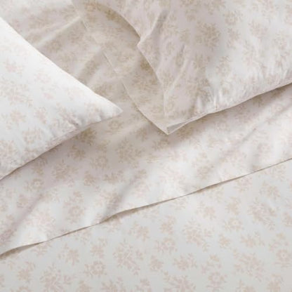 Martha Stewart - King Size Sheet Set with Fitted Sheet & Pillowcases