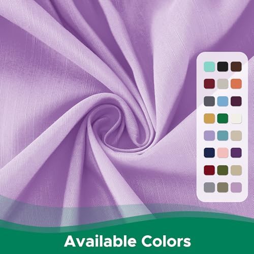 Wrap Around Bed Skirt King Size 15 Inch Drop-Elastic Dust Ruffle Violet
