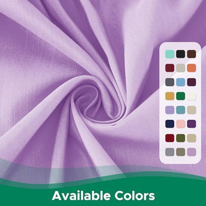 Wrap Around Bed Skirt King Size 15 Inch Drop-Elastic Dust Ruffle Violet