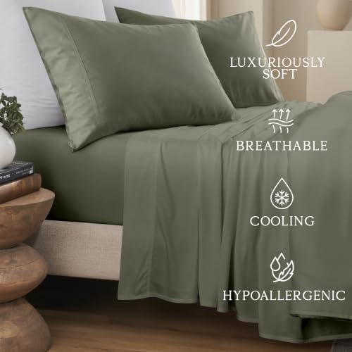 KARISSA MAE Luxury Bamboo Viscose Twin XL Size Sheet Set