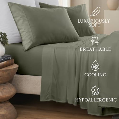 KARISSA MAE Luxury Bamboo Viscose Twin XL Size Sheet Set