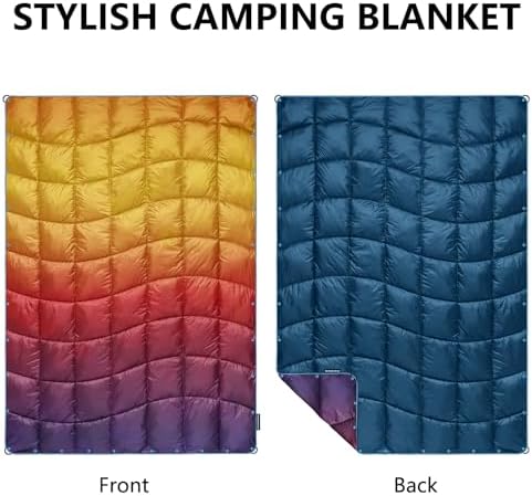 Camping Blanket Puffy Camp Blanket Large Outdoor Blanket