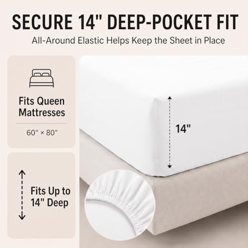 CozyLux King Size Comforter Set White - 7 Pieces Bed in a Bag