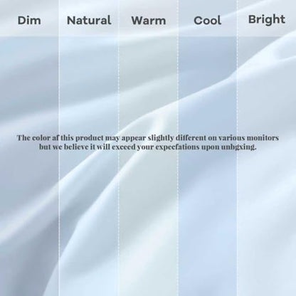 Duvet Cover King Size,100% Egyptian Cotton 1600 Thread Count