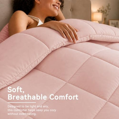 Anluoer Queen Comforter Set 7 Piece, Soft Bed in a Bag Queen Bedding Sets