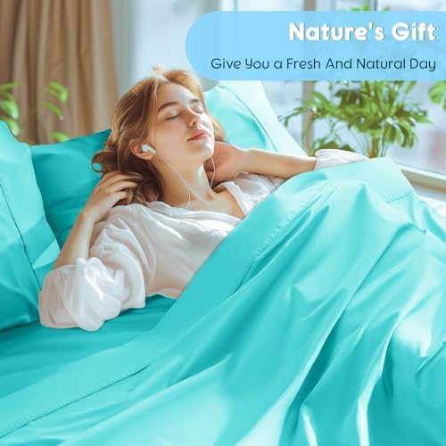 SONORO KATE 1000 Series 100% Egyptian Cotton King Sheet Set,4 Pieces