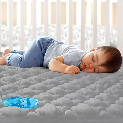 Mini Crib Mattress Protector 38”x24” Mini Crib Sheets Fitted Waterproof