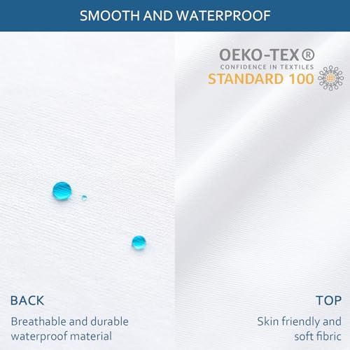 Twin Size Mattress Protector Waterproof, Mattress Cover for Kids