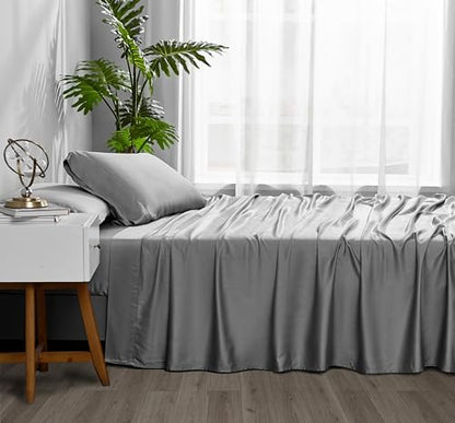 ACCURATEX Cooling Sheets for Hot Sleepers, Twin XL Size,Grey