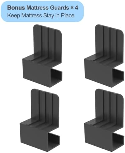 Bilily 6 Inch King Bed Frame with Steel Slat Support,Low Profile King Metal Platform Bed Frame Support Mattress Foundation,Heavy Duty,No Box Spring Needed,Easy Assembly,Noise Free