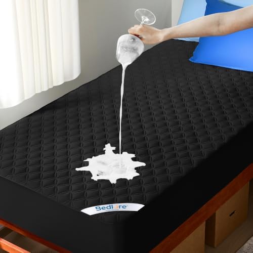 BEDLORE Waterproof Twin XL Mattress Protector, Deep Pocket, College Dorm