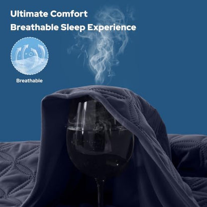 BEDLORE Waterproof Twin XL Mattress Protector, Deep Pocket, College Dorm