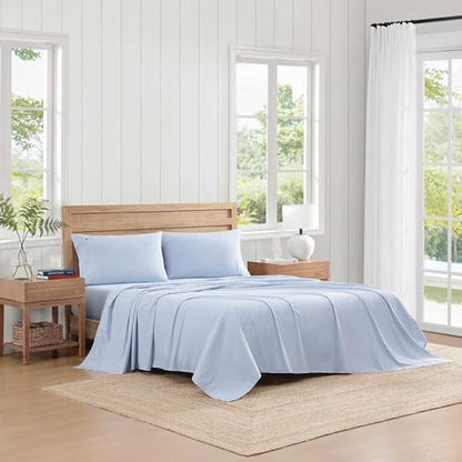 Tommy Hilfiger - Twin Size Sheet Set with Fitted Sheet & Pillowcase