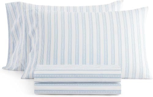 Martha Stewart - Full Size Sheet Set with Fitted Sheet & Pillowcases