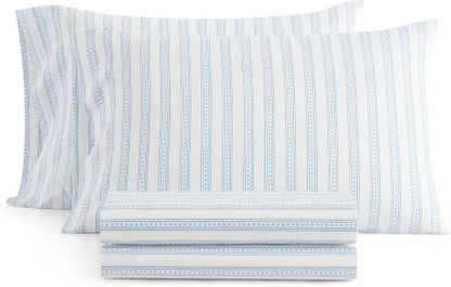 Martha Stewart - Full Size Sheet Set with Fitted Sheet & Pillowcases