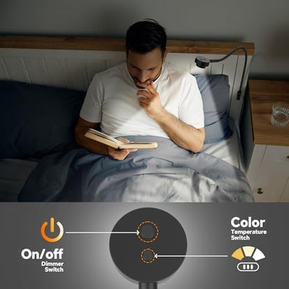 Wall Mounted Reading Light, Minimalist Headboard Mount Book Lamp
