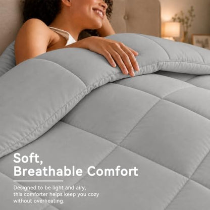 Anluoer Full Size Comforter Sets, 7 Piece Bed in a Bag Full Bedding Sets