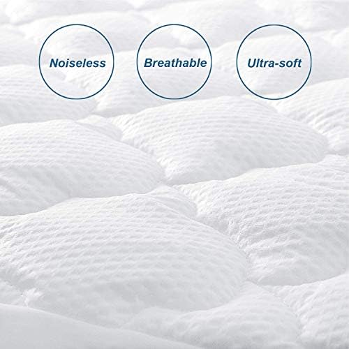King Size Air Mattress Cover, Thick Quilted Mattress Topper King