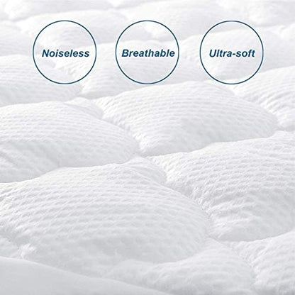 King Size Air Mattress Cover, Thick Quilted Mattress Topper King