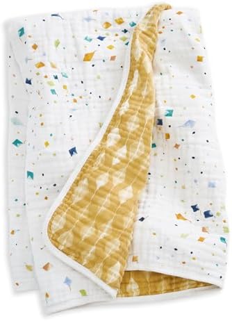 aden + anais Essentials Cotton Muslin Dream Blanket, Perfect for Babies, Infants and Toddlers, Crib Blanket, Nursery Essential, Kite Parade