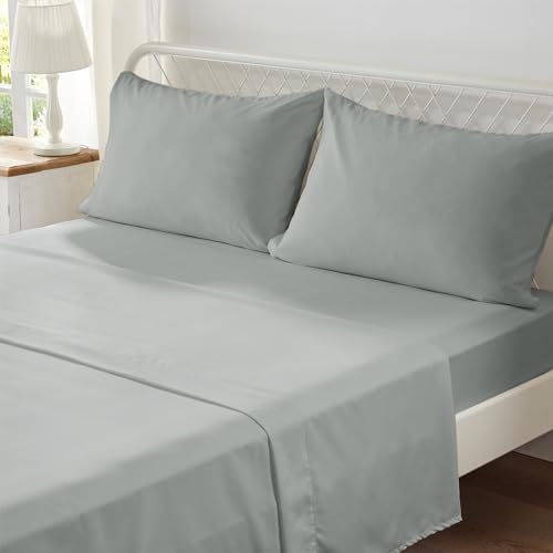 Zzlpp Full Size Comforter Sets 7 Piece, Grey Bed in a Bag Full Bedding Set