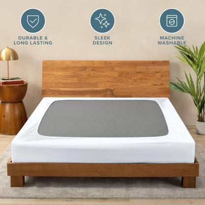 Bare Home King Size Box Spring Cover Wrap Around (King, White)