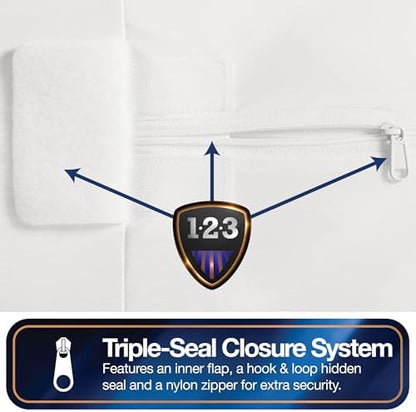 Bed Bug Blocker FRE146XXWHIT01 Mattress Protector, Twin, White