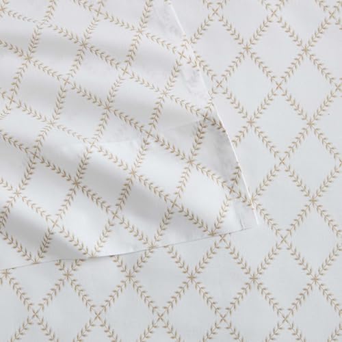 Martha Stewart - King Size Sheet Set with Fitted Sheet & Pillowcases