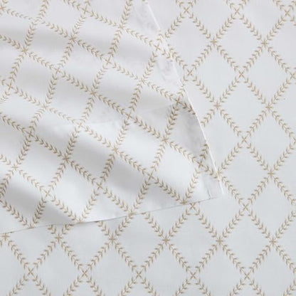 Martha Stewart - King Size Sheet Set with Fitted Sheet & Pillowcases