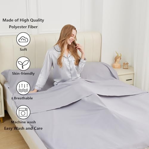 Sleeping Bag Liner, Ultralight & Compact Travel Sheet for Hotel