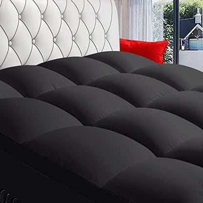 COONP Queen Mattress Topper, Extra Thick Pillow Top Mattress Pad Cover