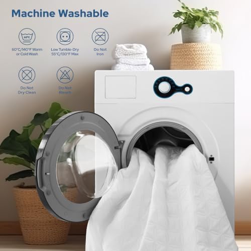 BEDLORE Waterproof Twin Mattress Protector, Deep Pocket Fit, Washable